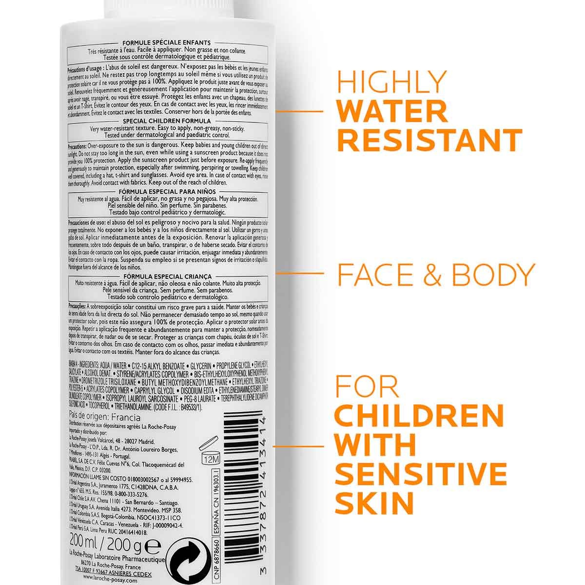 La Roche Posay ProductPage Sun Anthelios DP Spray Spf50 200ml 33378724